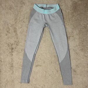 Gym Shark Size medium - grey with light blue band